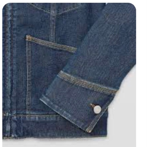 Club Monaco The Casual-Cool Trucker Jacket Denim Jean Medium Wash Size S - Picture 3 of 4